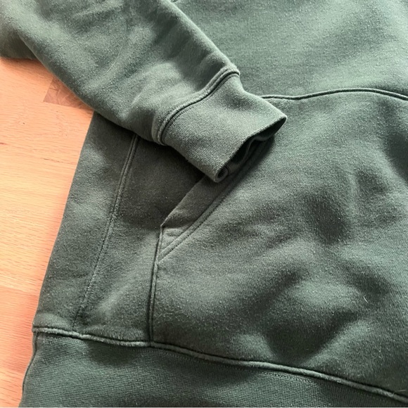 Nike Club Fleece Premium Embroidered Mens Pullover Hoodie Hunter Green Small - Picture 5 of 6